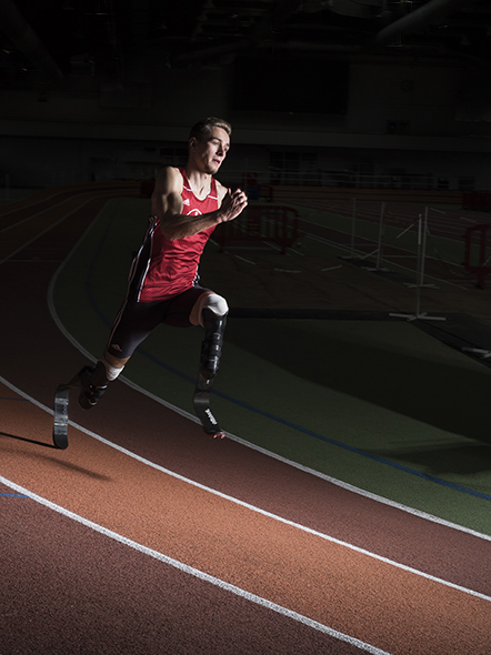 Johannes Floors; Sprinter, indoor, 100m, 200m 400m, Paralympic, Paralethic